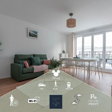 *Disneyland-Paris* 10 Pers, Wifi, 2 Parkings Chessy  Exteriör bild